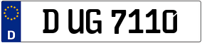 Truck License Plate
